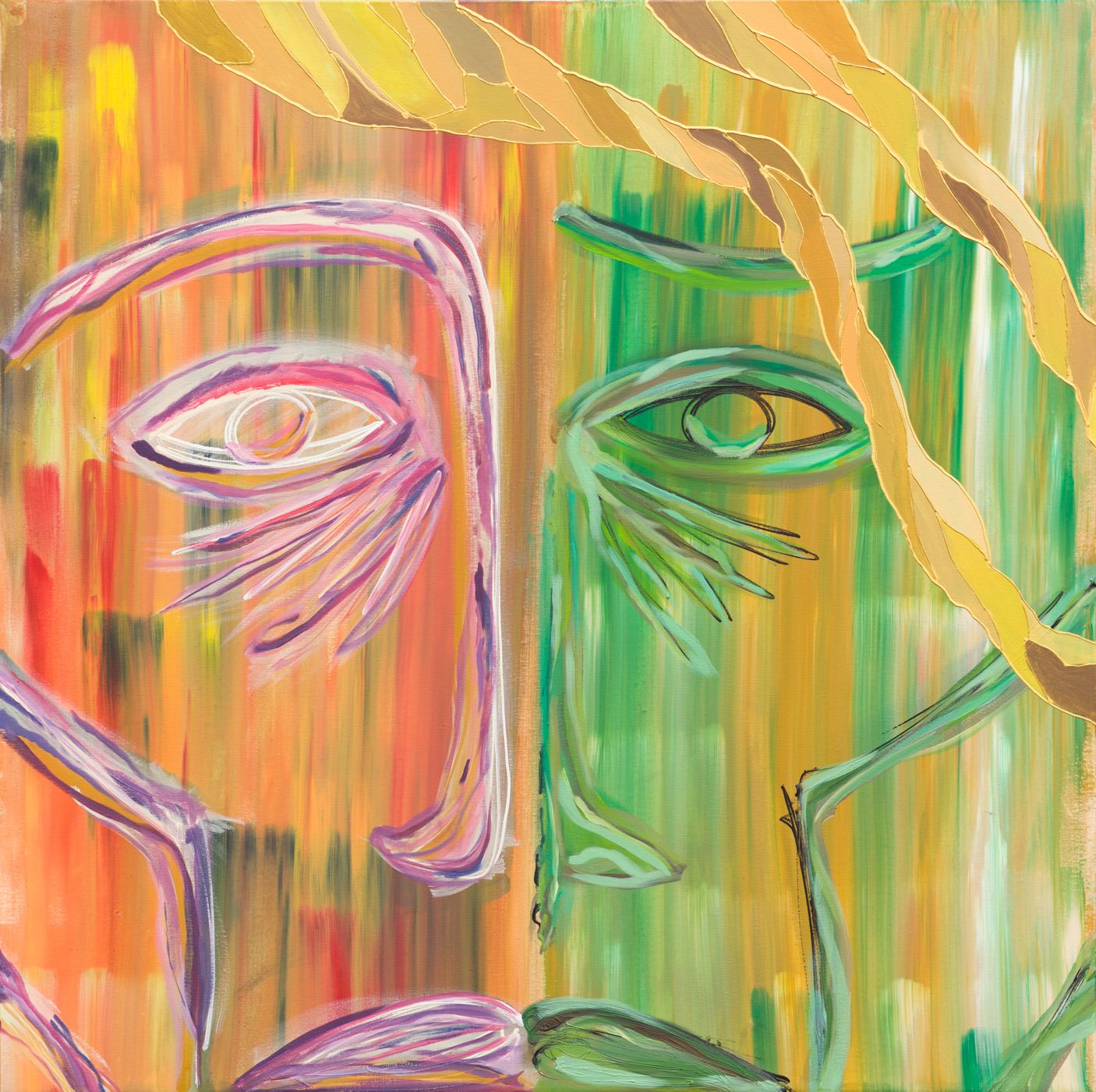 A Day with My Angel painting